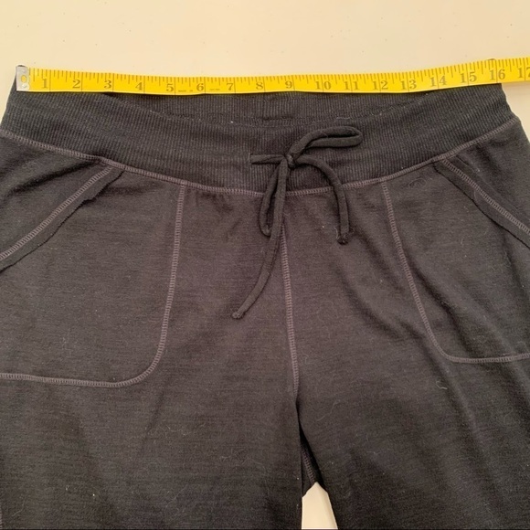 Athleta Jogger Adult Size Large Black Stretch Poly Drawstring Women - Picture 8 of 10